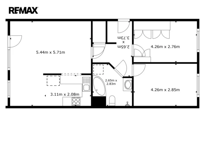 Prodej bytu 3+1, Praha - Komořany, Na Komořsku, 70 m2