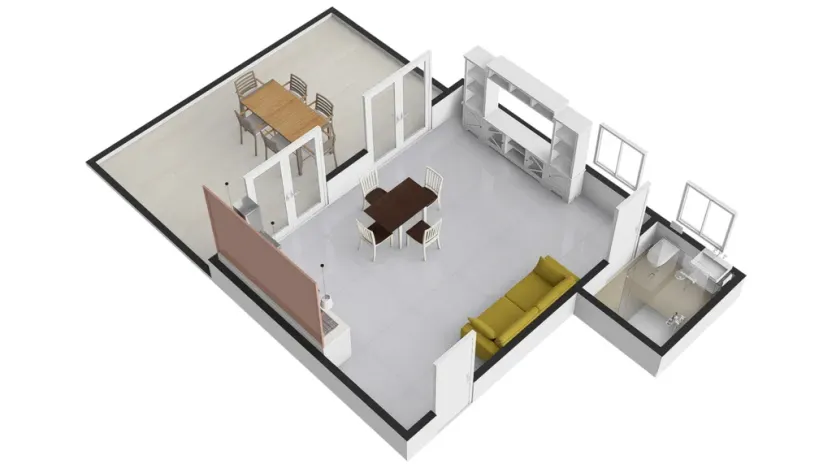 Pronájem bytu 1+kk, Vojkovice, 65 m2