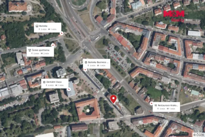 Pronájem bytu 1+kk, Praha - Libeň, Kašparovo náměstí, 28 m2