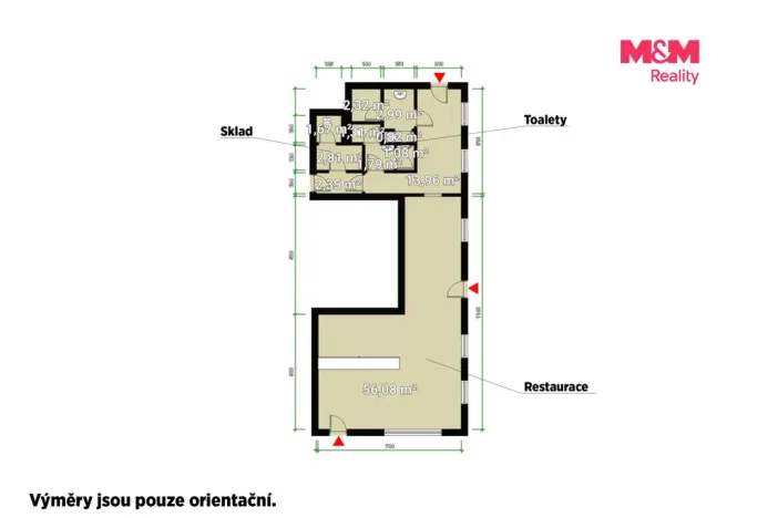 Pronájem restaurace, Mariánské Lázně, Ruská, 108 m2