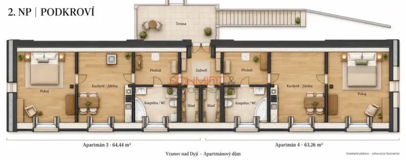 Prodej apartmánu, Vranov nad Dyjí, Znojemská, 226 m2