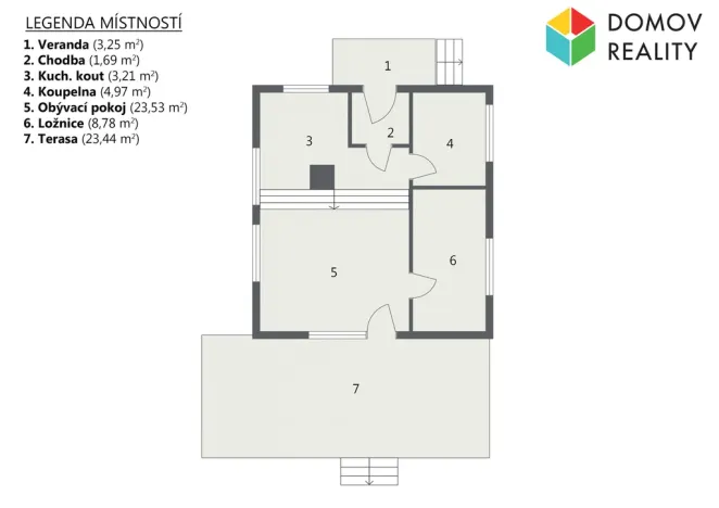 Prodej rodinného domu, Holoubkov, 42 m2