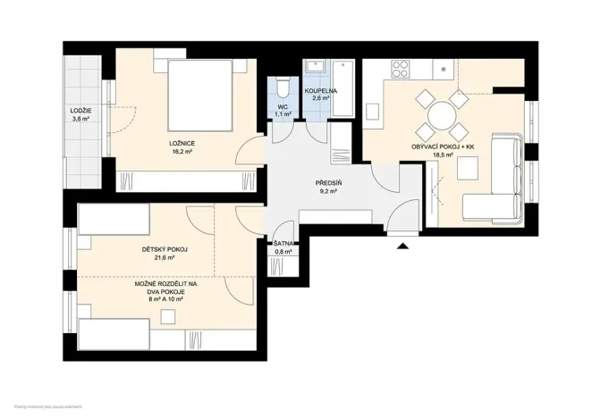 Prodej bytu 4+kk, Praha - Libeň, Sokolovská, 74 m2