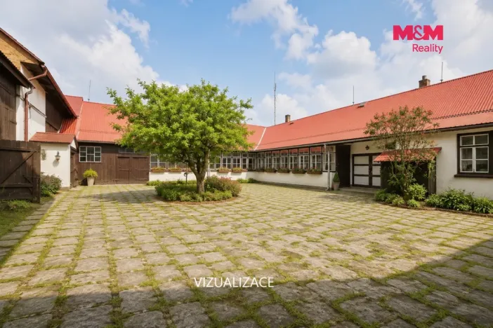 Prodej zemědělské usedlosti, Černovice - Benešov, 265 m2