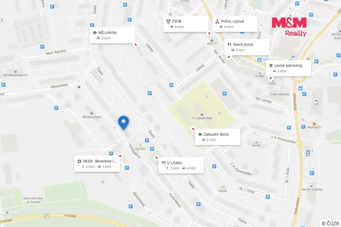 Prodej bytu 2+kk, Most, Albrechtická, 40 m2