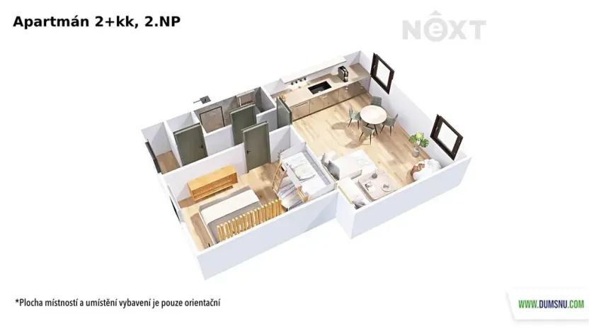 Prodej apartmánu, Staré Město, Sportovní, 57 m2