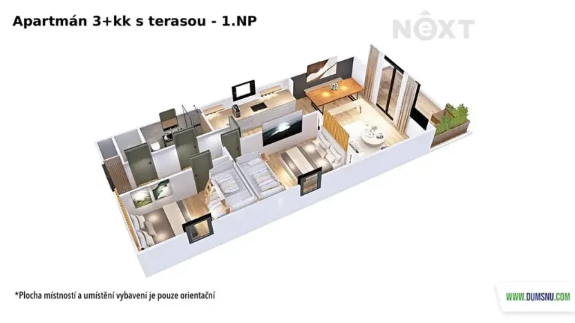 Prodej apartmánu, Staré Město, Sportovní, 83 m2