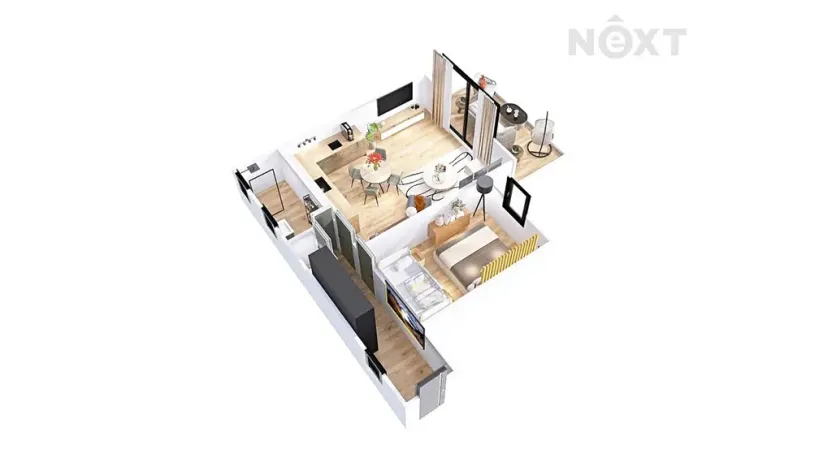 Prodej apartmánu, Staré Město, Sportovní, 57 m2