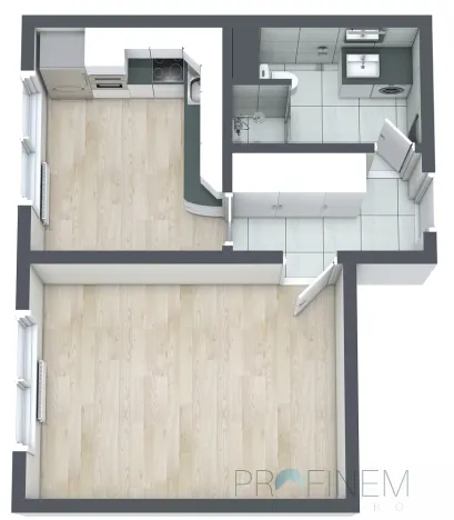 Pronájem bytu 1+1, Ústí nad Orlicí, Popradská, 36 m2