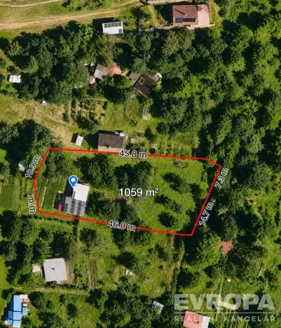 Prodej zahrady, Ostopovice, 1061 m2