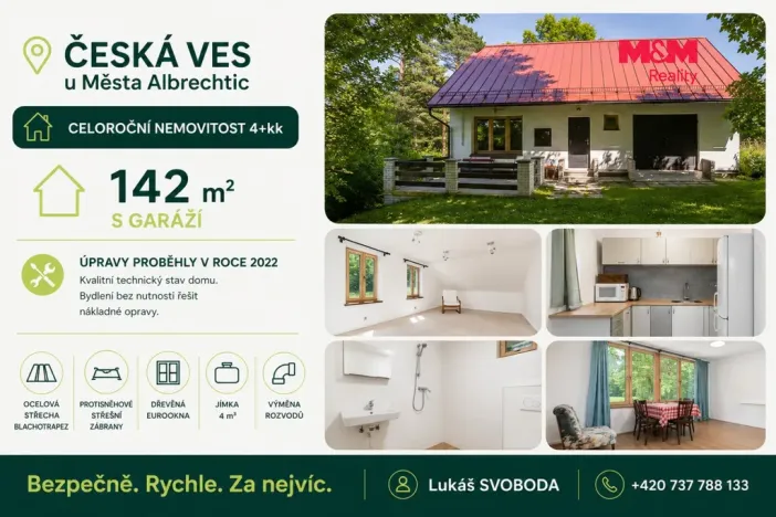 Prodej chalupy, Město Albrechtice - Česká Ves, 142 m2