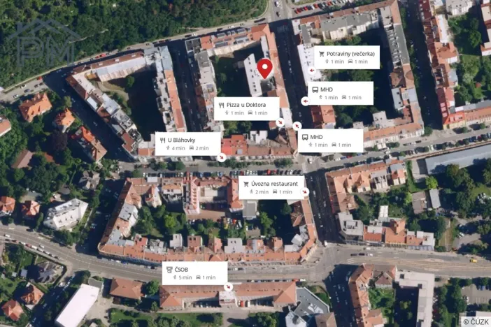 Pronájem bytu 4+1, Brno - Veveří, Úvoz, 125 m2