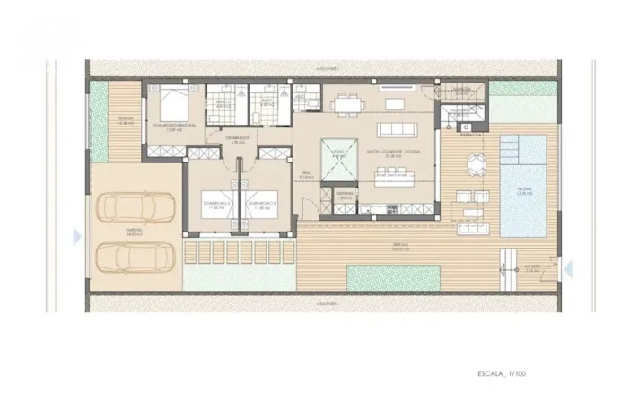 Prodej rodinného domu, San Juan de los Terreros, Almería, Španělsko, 110 m2