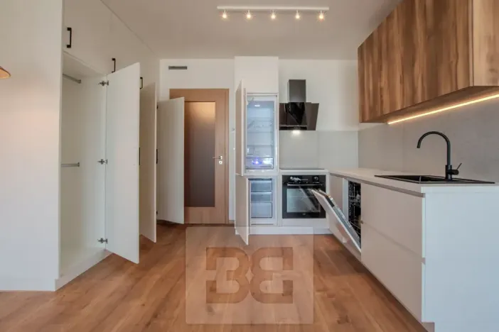 Pronájem bytu 1+kk, Praha - Vysočany, Střídavá, 36 m2