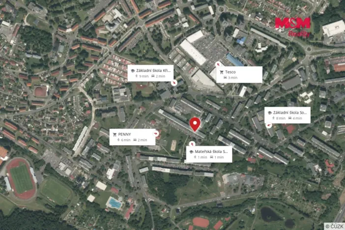 Prodej bytu 3+kk, Sokolov, Kosmonautů, 61 m2