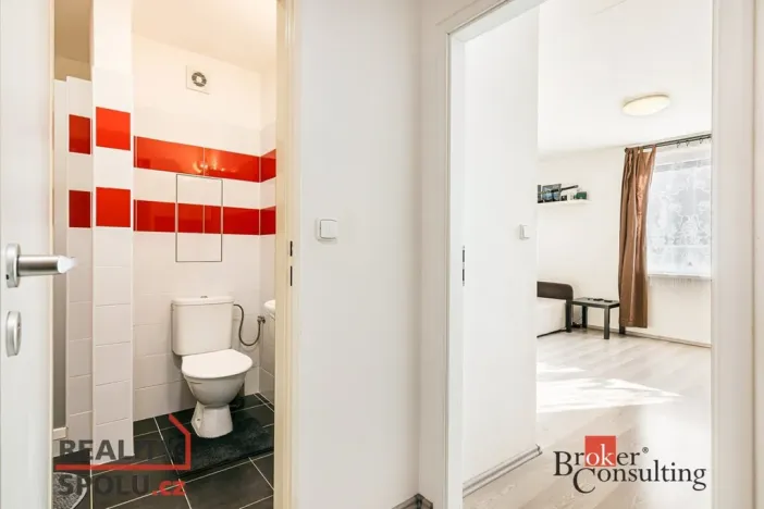 Pronájem bytu 1+kk, Brno - Židenice, Prušánecká, 33 m2