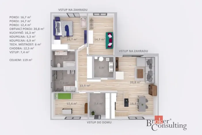 Prodej rodinného domu, Kobylnice, Krátká, 119 m2