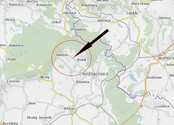 Prodej pole, Košík, 3740 m2