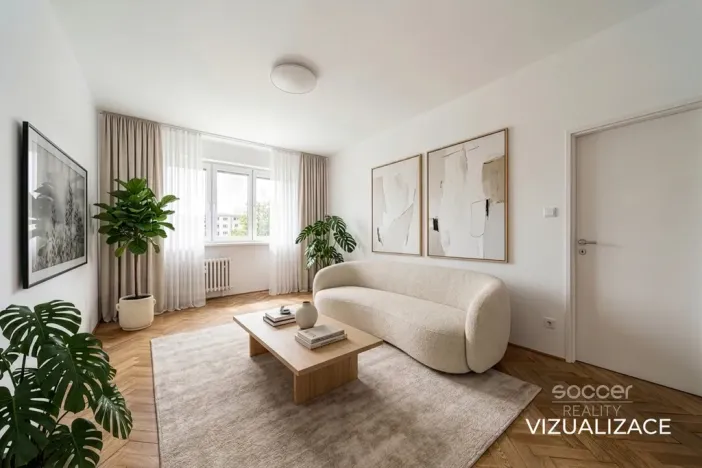 Prodej bytu 2+1, Praha - Vršovice, Murmanská, 59 m2