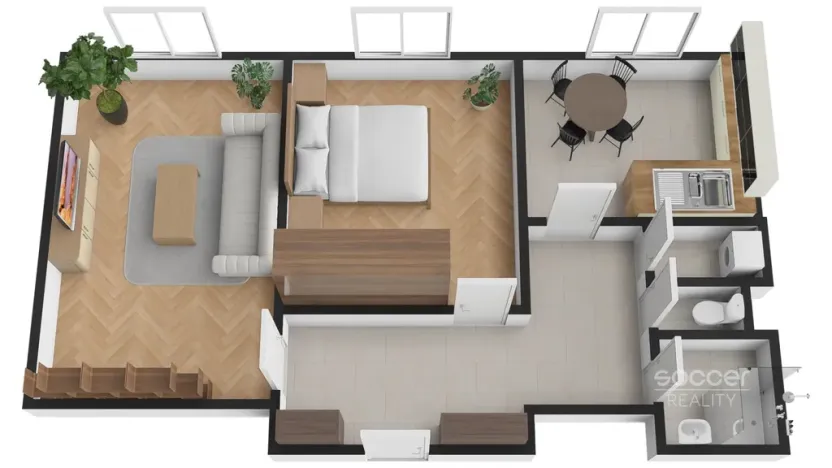 Prodej bytu 2+1, Praha - Vršovice, Murmanská, 59 m2
