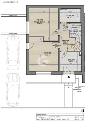 Prodej rodinného domu, Zlín - Kudlov, Nachová, 115 m2