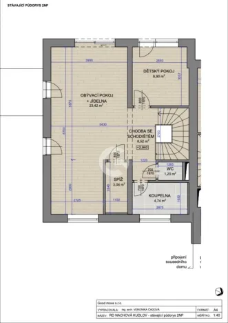 Prodej rodinného domu, Zlín - Kudlov, Nachová, 115 m2