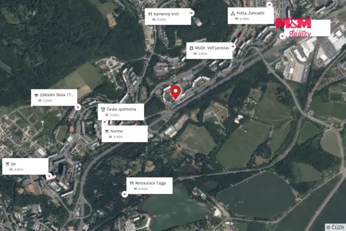 Prodej bytu 3+1, Chomutov, Kamenná, 80 m2