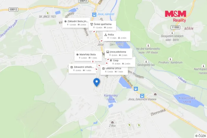 Prodej bytu 3+1, Jince, Čenkovská, 69 m2