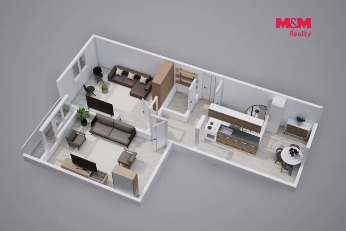 Prodej bytu 2+1, Ústí nad Labem - Neštěmice, Seifertova, 61 m2