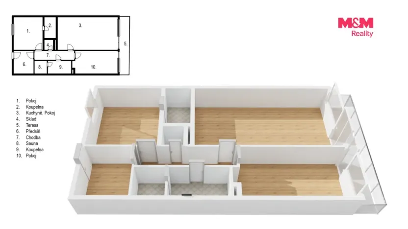 Prodej bytu 3+kk, Lipno nad Vltavou, 99 m2