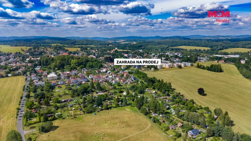 Prodej zahrady, Šluknov, 403 m2