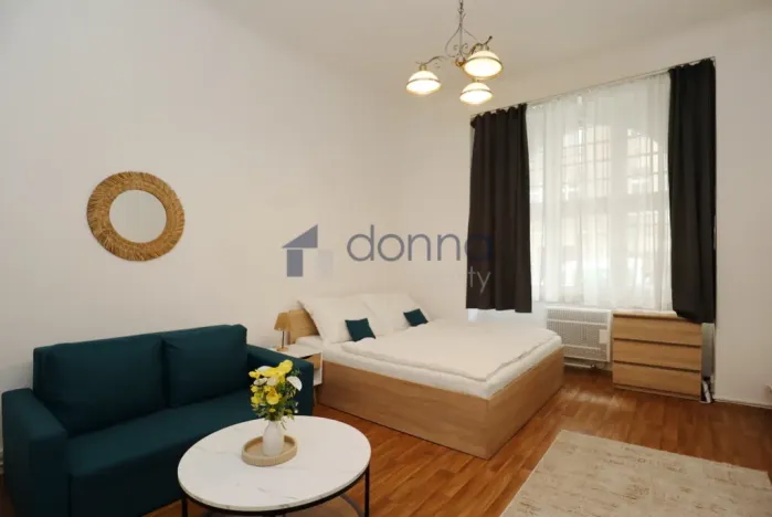 Pronájem bytu 1+kk, Praha, Slezská, 30 m2