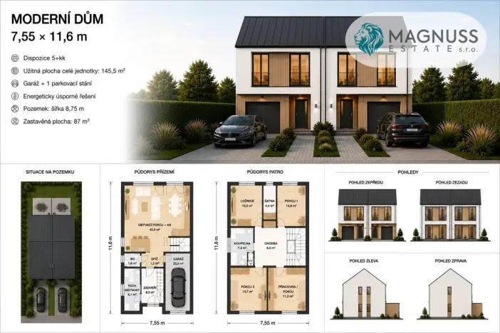 Prodej rodinného domu, Olomouc - Slavonín, 145 m2