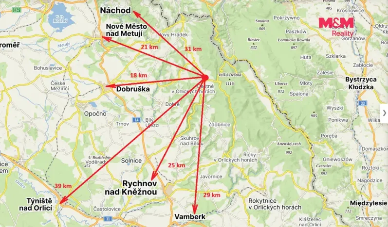 Prodej rodinného domu, Deštné v Orlických horách, 400 m2