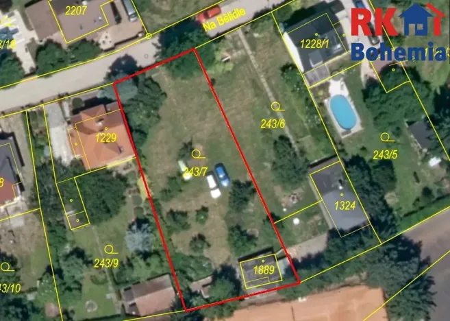 Prodej pozemku pro bydlení, Český Brod, Na Bělidle, 889 m2