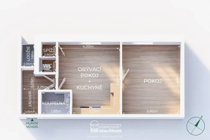 Prodej bytu 1+1, Olomouc, 17. listopadu, 48 m2