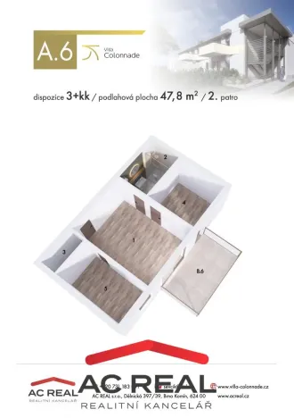 Prodej apartmánu, Lednice, Slovácká, 48 m2