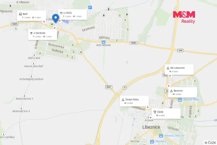 Pronájem skladu, Bašť, K Návsi, 50 m2