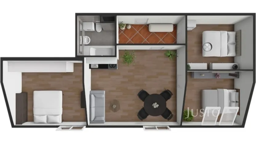 Prodej bytu 4+kk, Písek - Pražské Předměstí, Pražská, 71 m2