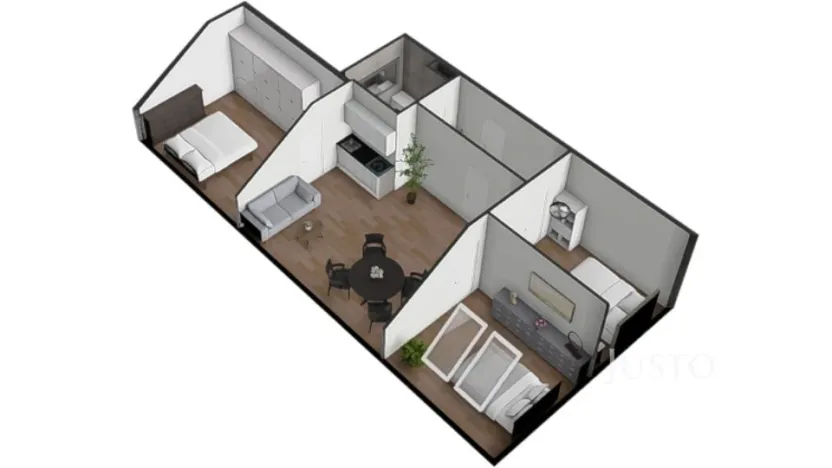 Prodej bytu 4+kk, Písek - Pražské Předměstí, Pražská, 71 m2