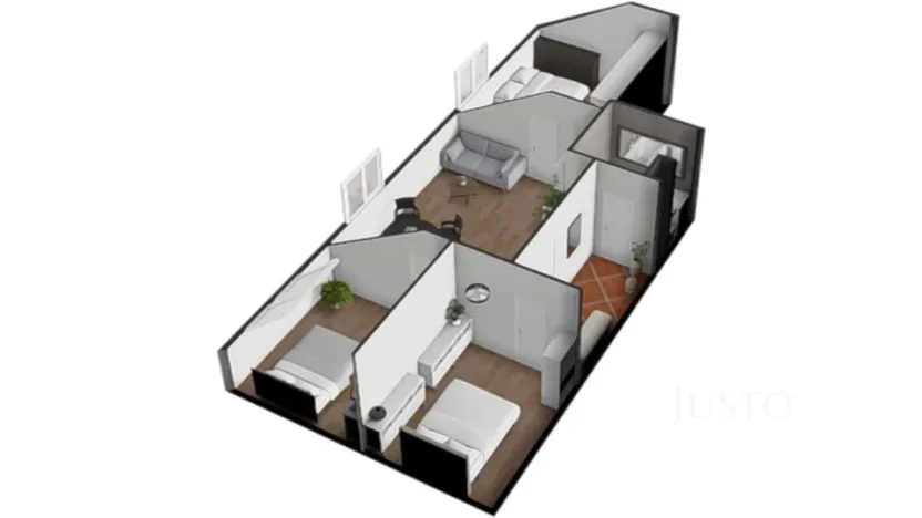 Prodej bytu 4+kk, Písek - Pražské Předměstí, Pražská, 71 m2