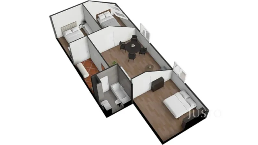 Prodej bytu 4+kk, Písek - Pražské Předměstí, Pražská, 71 m2