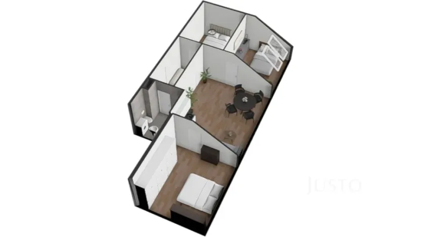 Prodej bytu 4+kk, Písek - Pražské Předměstí, Pražská, 71 m2