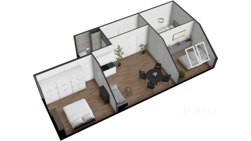 Prodej bytu 4+kk, Písek - Pražské Předměstí, Pražská, 71 m2