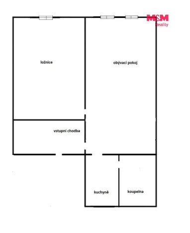 Pronájem bytu 2+kk, Strakonice - Strakonice I, Palackého náměstí, 55 m2