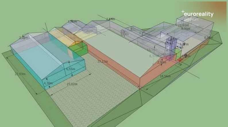 Prodej výrobních prostor, Plesná, Dlouhá, 2031 m2