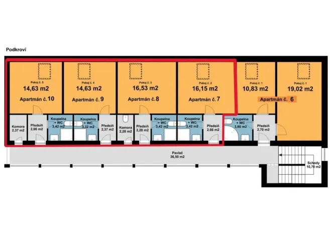 Prodej apartmánu, Dolní Dunajovice, Hlavní, 22 m2