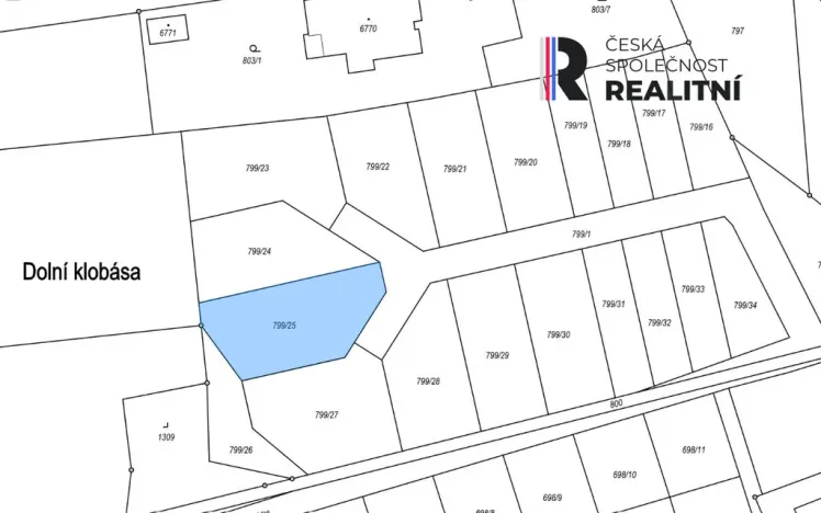 Prodej pozemku pro bydlení, Žatec, Chomutovská, 826 m2