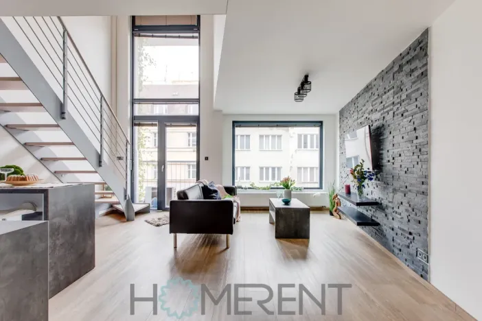Pronájem bytu 1+kk, Praha, U libeňského pivovaru, 46 m2