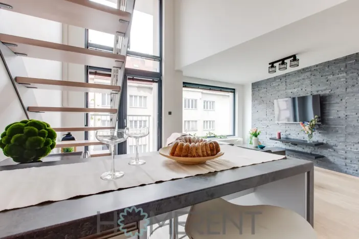 Pronájem bytu 1+kk, Praha, U libeňského pivovaru, 46 m2